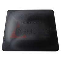 Teflon Hard Card Squeegee Black 4"