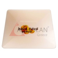 Teflon Hard Card Squeegee Peach 4"